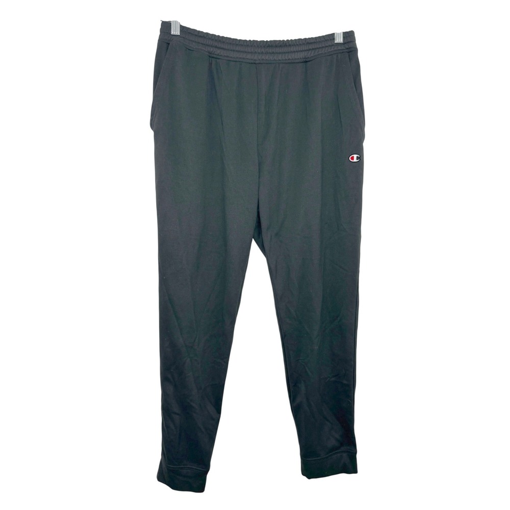 Champion Mens Dark Gray Joggers P59442 Tapered‎ Athletic Sweatpants Large